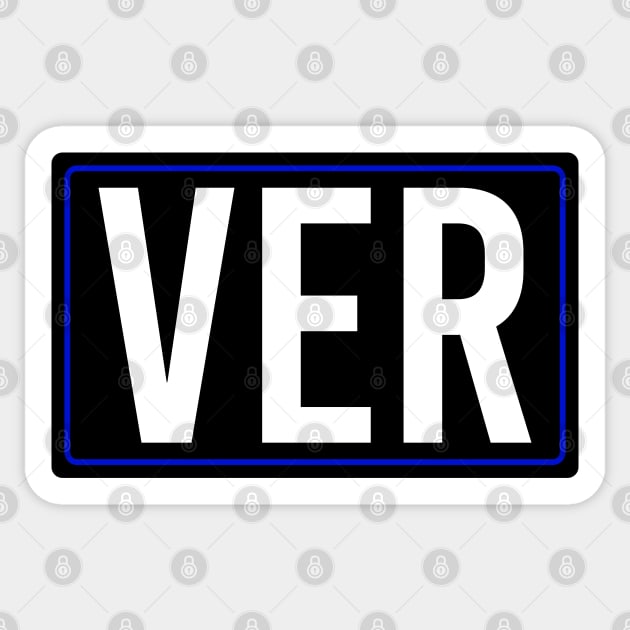 Verstappen - Driver Tag Sticker by GreazyL